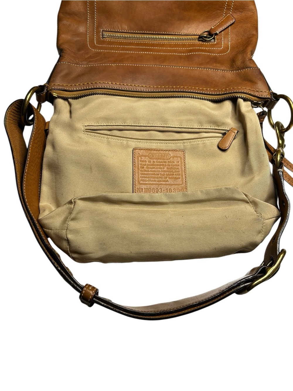 Vintage Coach Chelsea Laced Duffle Crossbody Shoulder Bag 10399 - Picture 12 of 15